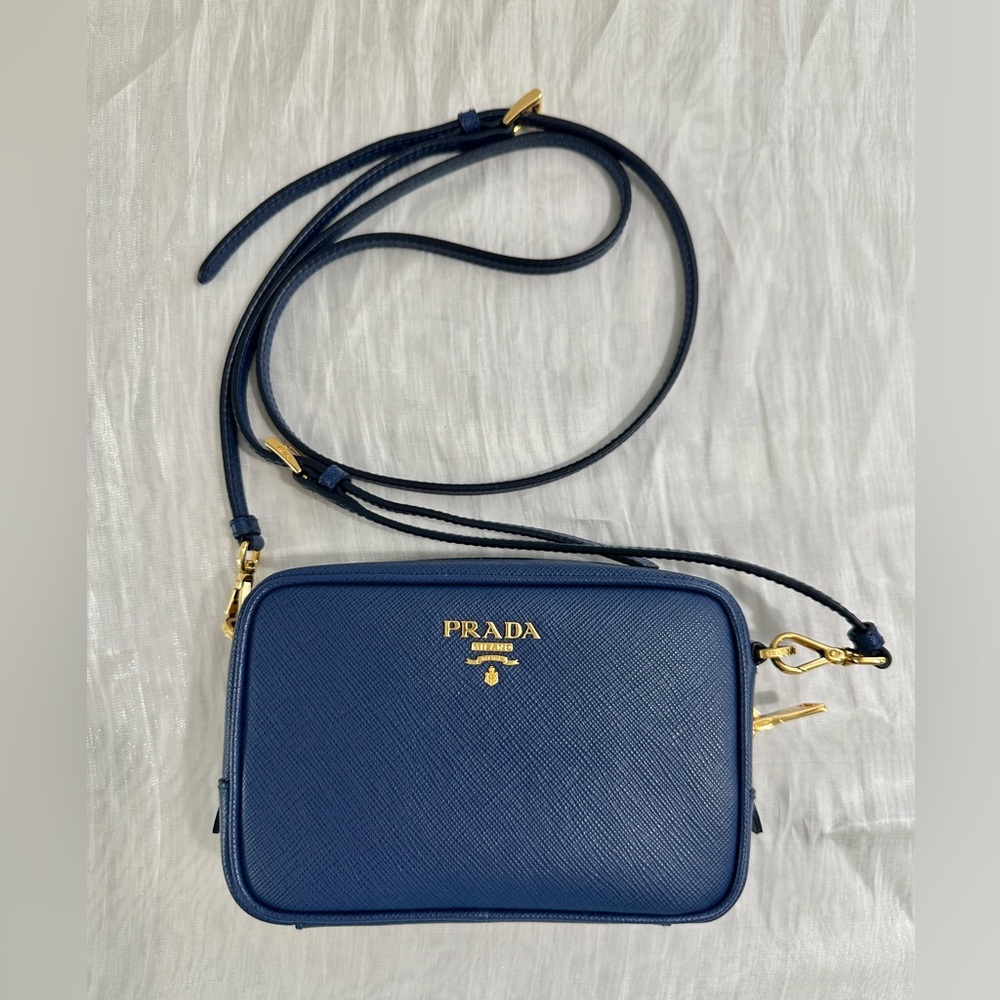 Prada mini  saffiano camera bag